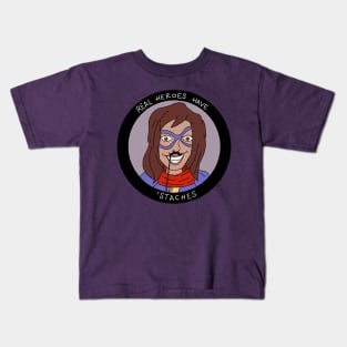 Movember Ms. Marvel Kids T-Shirt